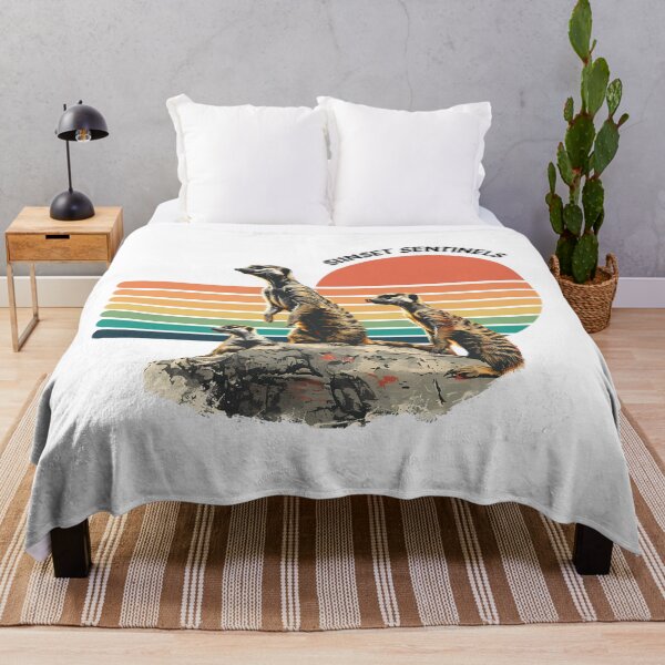 Item preview, Sunset Sentinels: Meerkat Fun designed and sold by NatureStyle555.