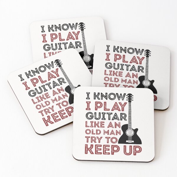 Item preview, I Know I Play Guitar Like an Old Man Funny Guitarist designed and sold by jaygo.