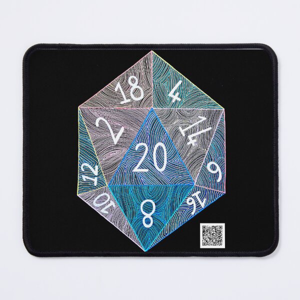Item preview, 20 sided dice - D20 art designed and sold by bv-art.