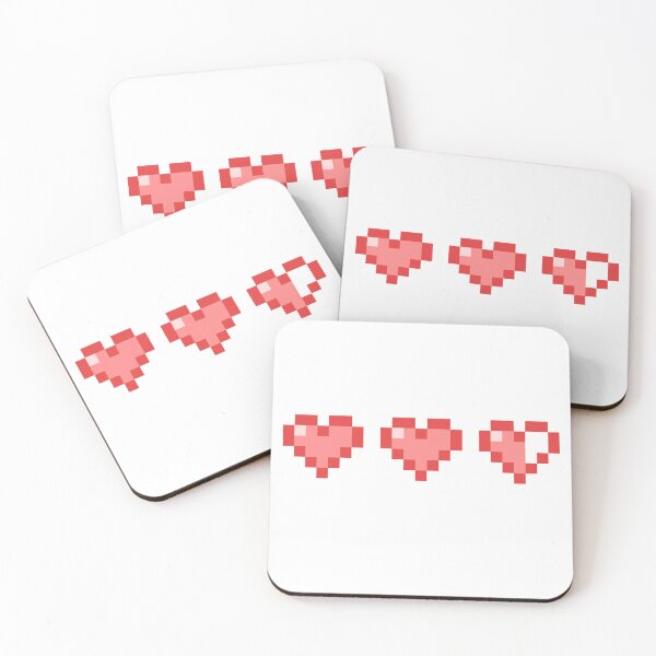 Item preview, Pixel Hearts Emoji's designed and sold by LarkaArt.