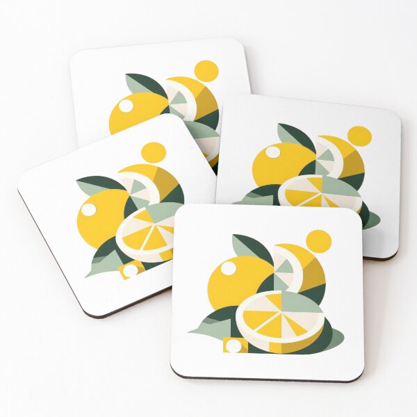 Item preview, Fresh Lemon Artwork - Vibrant Citrus Designs on Redbubble designed and sold by MiszungART.