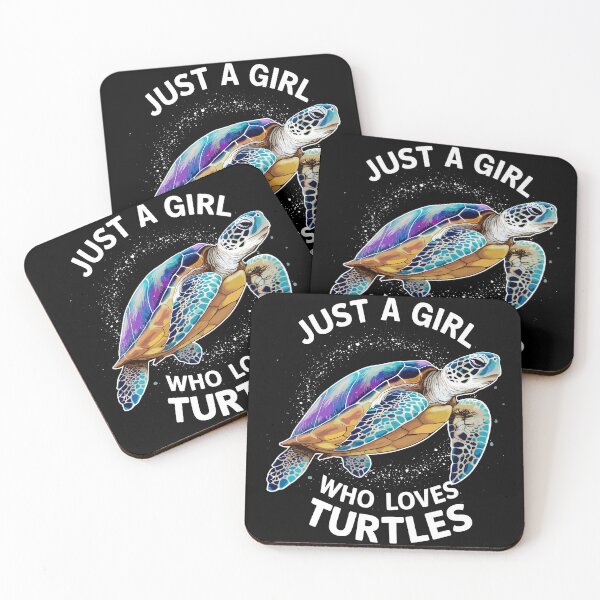 Item preview, Just a Girl Who Loves Turtles designed and sold by Quirky Shirts.