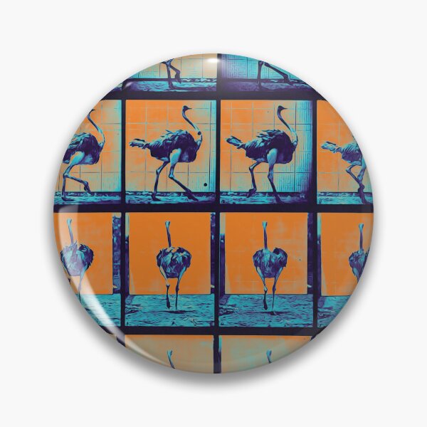 Item preview, Not a Cow: Muybridge's Running Ostrich in Caribbean designed and sold by DreamingBeetle.