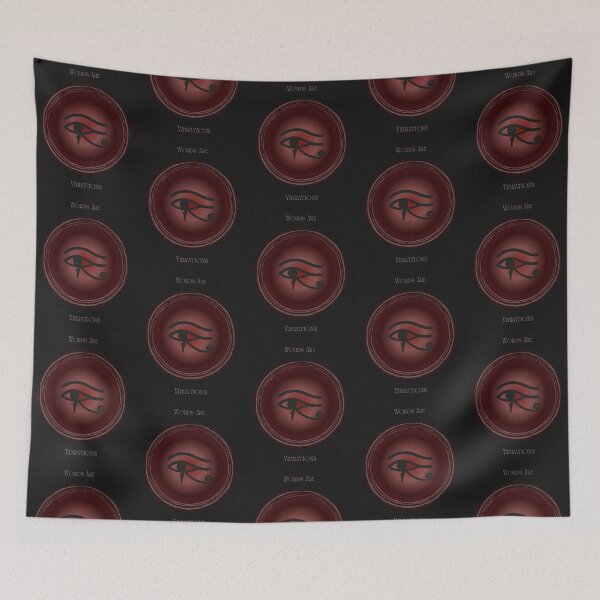 Item preview, Words Are Vibrations. Eye Of Horus, Ancient Egypt.  designed and sold by Third-Eye-Realm.