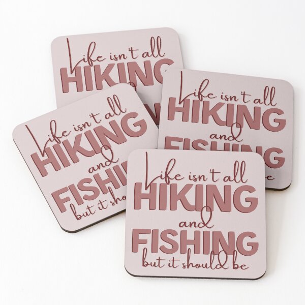 Item preview, Hiking and Fishing Lover Gift designed and sold by Lotta Wanderlove.
