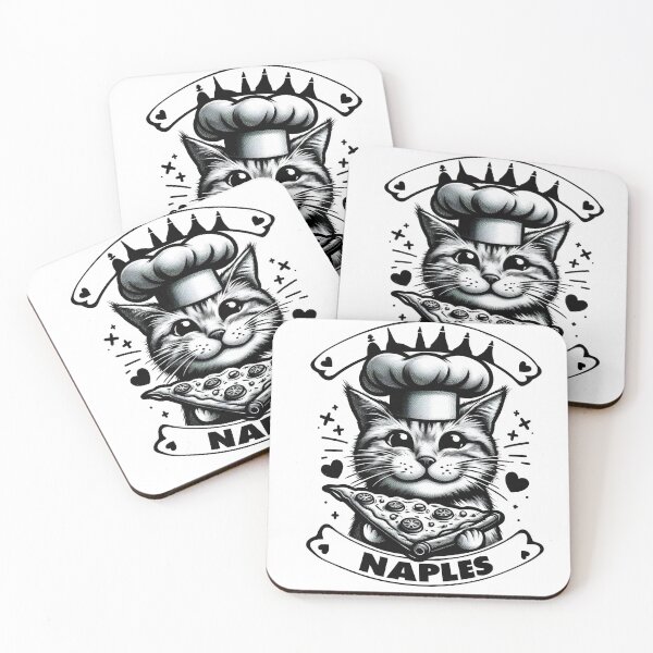 Item preview,  Cat, I can't live without pizza and Naples designed and sold by Magdalena-7.