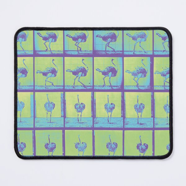 Item preview, Not a Cow: Muybridge's Running Ostrich in Harmony designed and sold by DreamingBeetle.