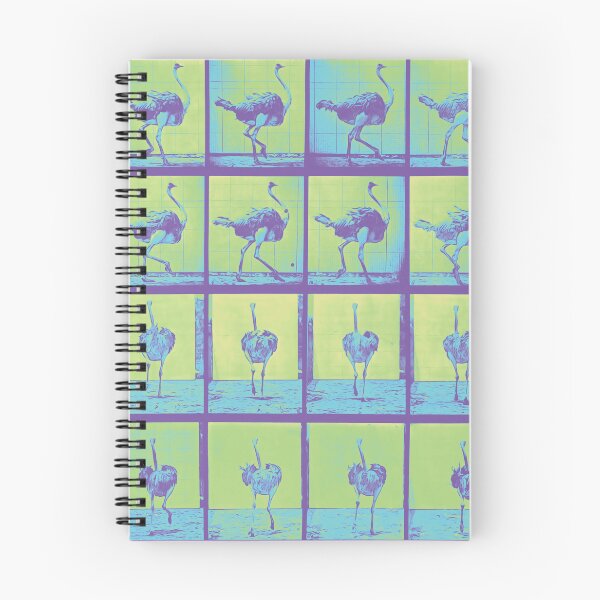 Item preview, Not a Cow: Muybridge's Running Ostrich in Harmony designed and sold by DreamingBeetle.