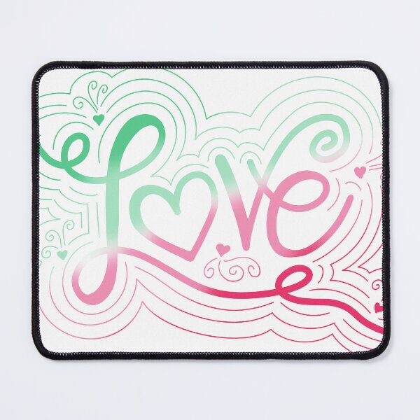 Item preview, Love Swirl Doodle Abrosexual Pride Flag Lettering designed and sold by JoyfulJen.