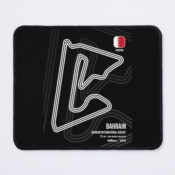 Item preview, Bahrain Race Track (B&W) designed and sold by Mariel Toigo.