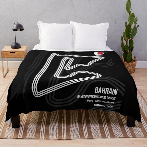 Item preview, Bahrain Race Track (B&W) designed and sold by Mariel  Toigo.