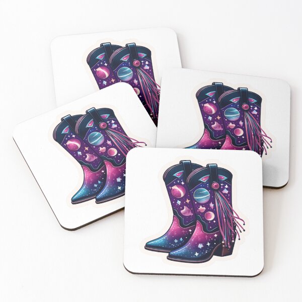 Item preview, Cosmic Cowgirl Boots designed and sold by AddictedToStick.