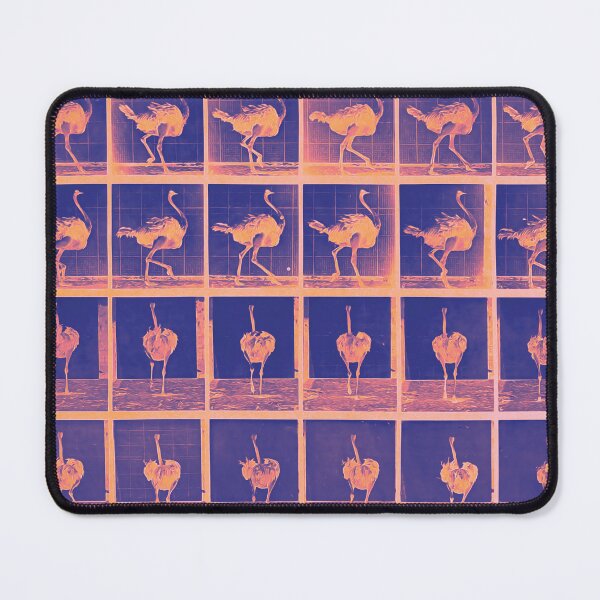 Item preview, Not a Cow: Muybridge's Running Ostrich in Sunset designed and sold by DreamingBeetle.