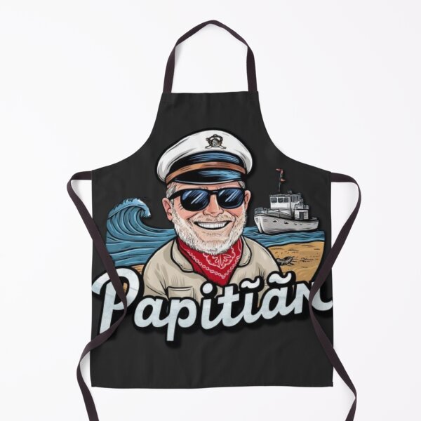Item preview, Papitän | Papa und Kapitän Lustiges Retro Anker Vatertag designed and sold by SztylishDesigns.