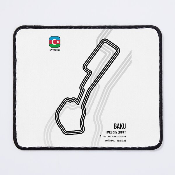Item preview, Baku Race Track designed and sold by Mariel  Toigo.
