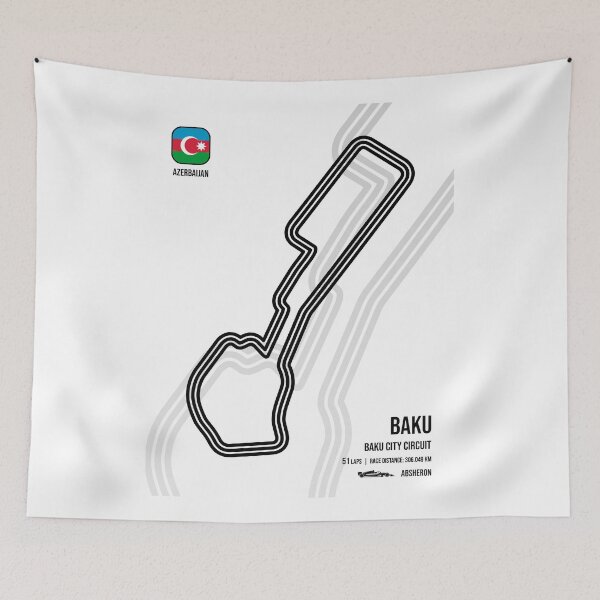 Item preview, Baku Race Track designed and sold by Mariel  Toigo.