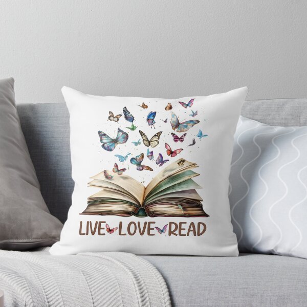 Item preview, Live Love Read Book & Butterflies designed and sold by HappyLifeCreate.