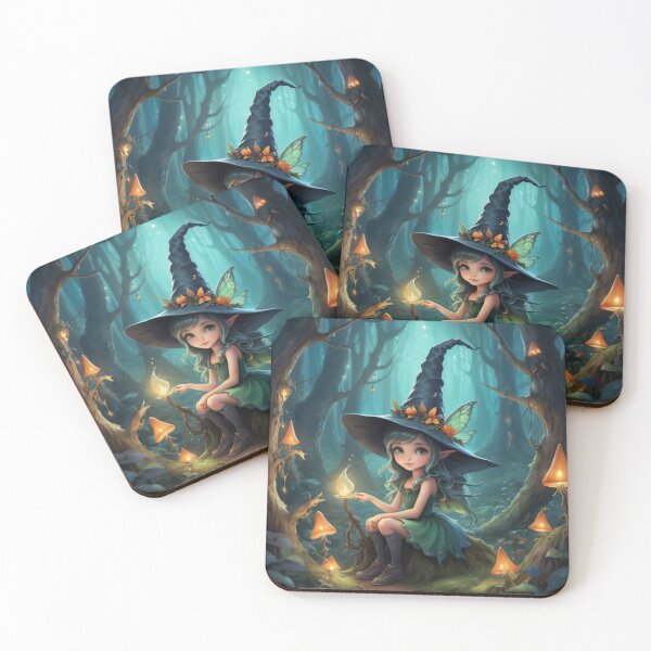 Item preview, Petite Fairy in a Witch's Hat designed and sold by T-shirtMill.