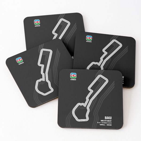 Item preview, Baku Race Track (B&W) designed and sold by Mariel  Toigo.