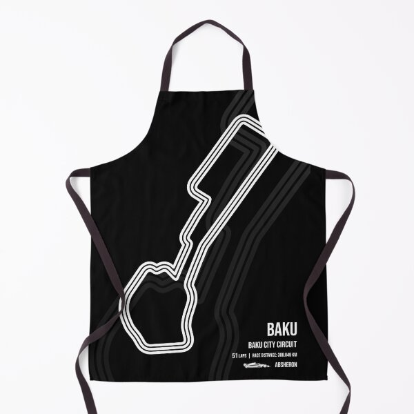Item preview, Baku Race Track (B&W) designed and sold by Mariel Toigo.