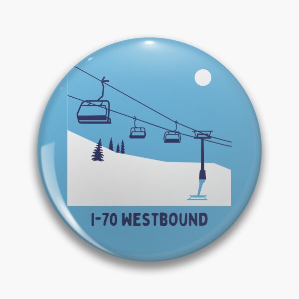 Item preview, I-70 Westbound Bly Sky Skiing designed and sold by LivingInThinAir.