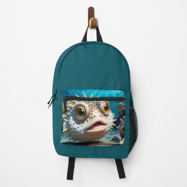 Item preview, Funny Little Spiky Pufferfish In The Ocean designed and sold by TheArtOfPat.