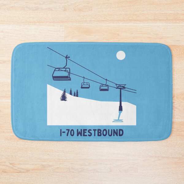 Item preview, I-70 Westbound Bly Sky Skiing designed and sold by LivingInThinAir.