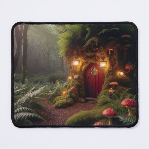 Item preview, Exterior of a tree - red door designed and sold by Hodaifa Hamim.