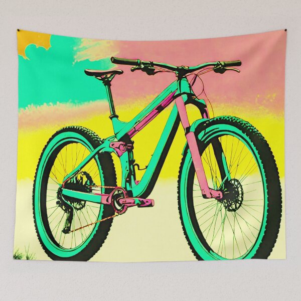 Item preview, Vibrant Green MTB Stood Alone designed and sold by GrizzlyCollective.