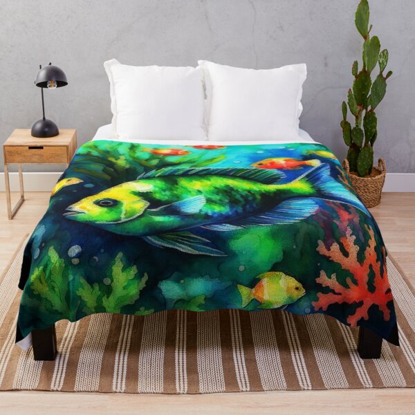 Item preview, Green Chromis Fish v2 designed and sold by Helios Be. Lavsh.