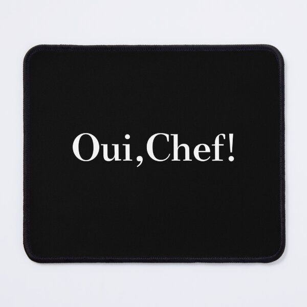 Item preview, Oui, Chef! Culinary Enthusiast Foodie  designed and sold by The Junto Shop.