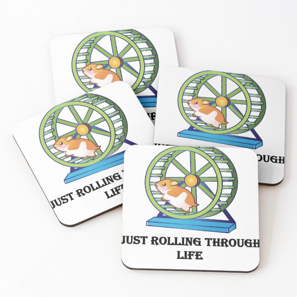 Item preview, Just rolling through life hamster designed and sold by abxxyz123.