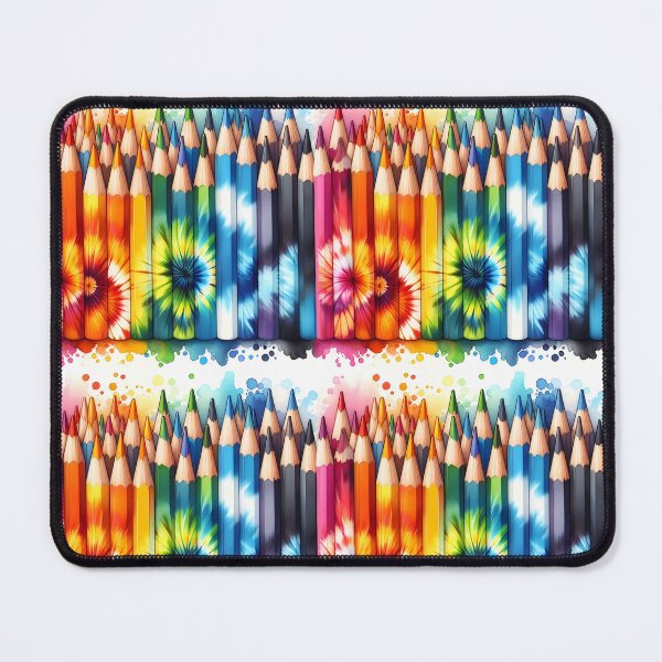 Item preview, Tie Dye Colored Pencils Groovy Gift   designed and sold by GroovyColors.