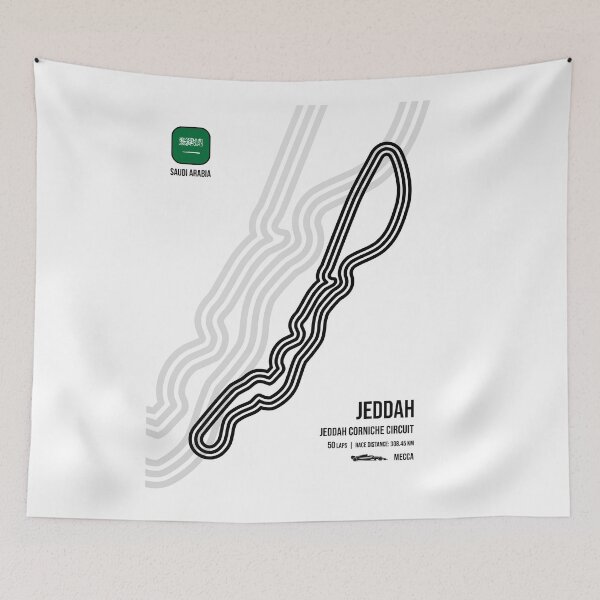 Item preview, Jeddah Race Track designed and sold by Mariel  Toigo.