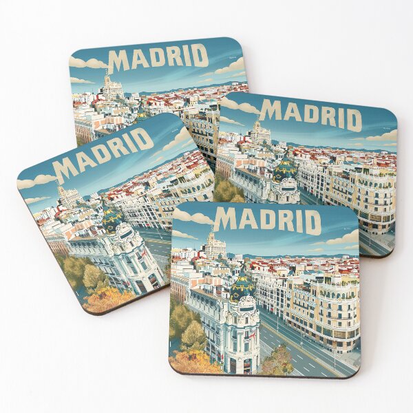 Item preview, Ilustración retro de Madrid designed and sold by nomiraclehere.