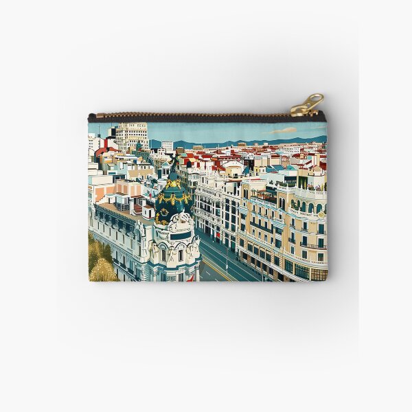 Artikelvorschau, Madrid Retro-Illustration entworfen und verkauft von nomiraclehere.