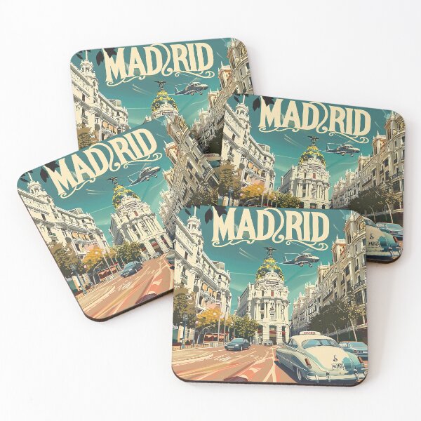 Item preview, Retro Madrid Illustration designed and sold by nomiraclehere.