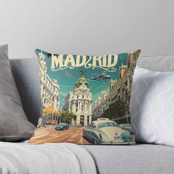 Item preview, Retro Madrid Illustration designed and sold by nomiraclehere.