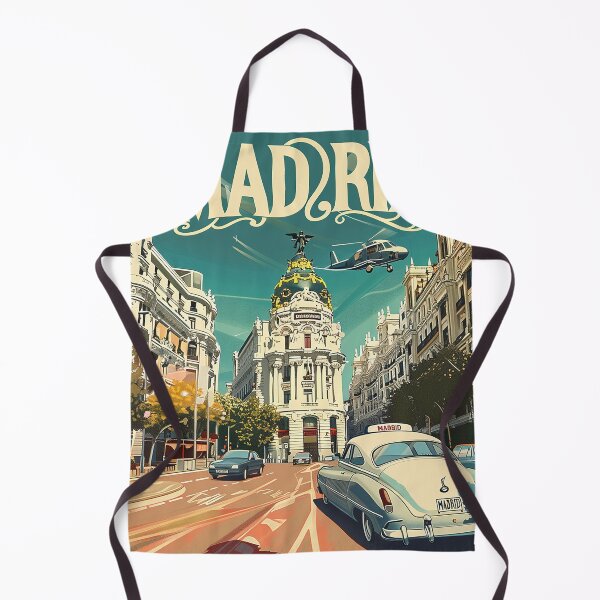 Artikelvorschau, Retro Madrid Illustration entworfen und verkauft von nomiraclehere.