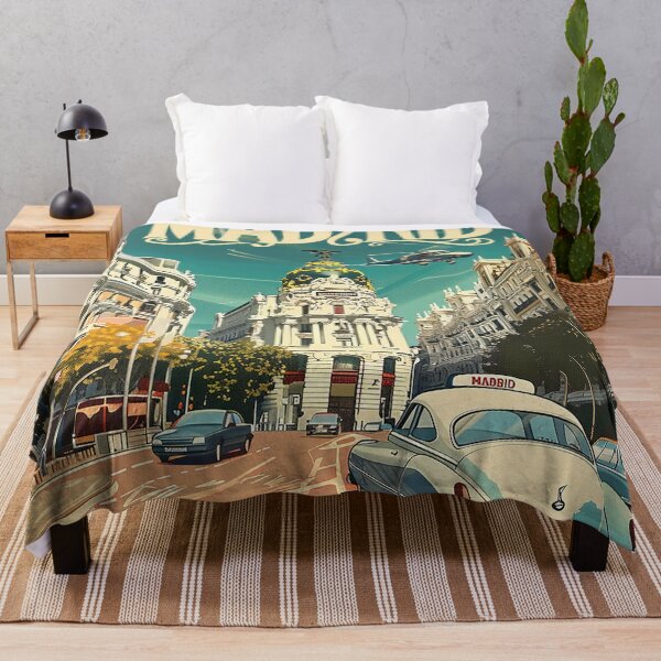 Item preview, Retro Madrid Illustration designed and sold by nomiraclehere.