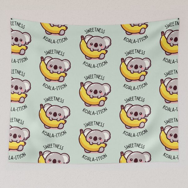 Item preview, Sweetness koala-ition - cute banana koala designed and sold by Funny-Banana.