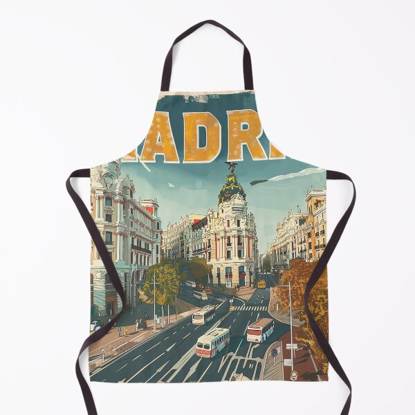 Item preview, Retro Madrid Illustration designed and sold by nomiraclehere.
