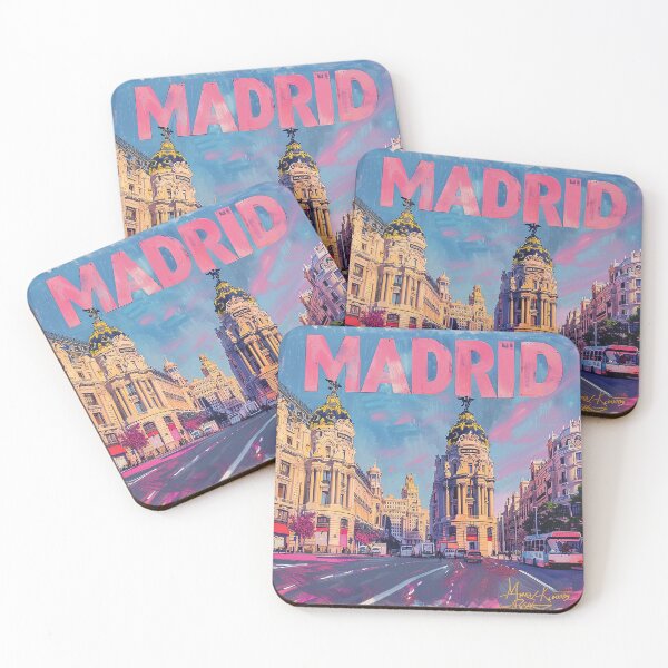 Artikelvorschau, Retro Madrid Illustration entworfen und verkauft von nomiraclehere.