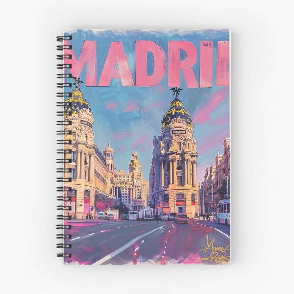 Item preview, Retro Madrid Illustration designed and sold by nomiraclehere.