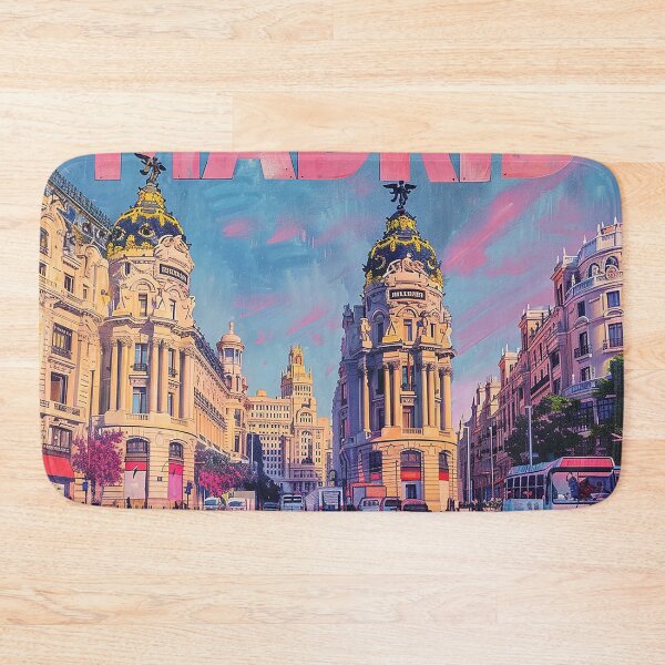 Item preview, Retro Madrid Illustration designed and sold by nomiraclehere.
