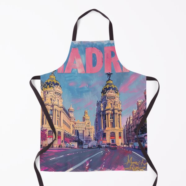 Item preview, Retro Madrid Illustration designed and sold by nomiraclehere.