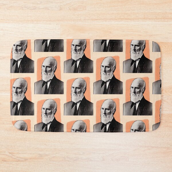 Item preview, American Poet John Greenleaf Whittier - orange - illustration  designed and sold by Litstoy.