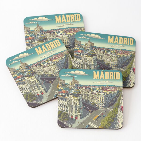 Item preview, Retro Madrid Illustration designed and sold by nomiraclehere.