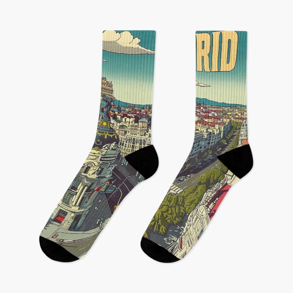 Item preview, Retro Madrid Illustration designed and sold by nomiraclehere.