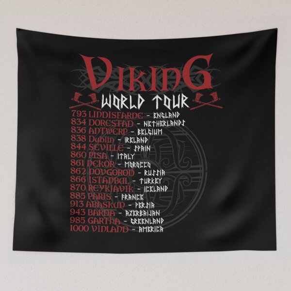 Item preview, Viking World Tour Nordic Mythology designed and sold by MaximWundersee.